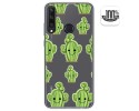 Funda Gel Transparente para Huawei Y6p diseño Cactus Dibujos