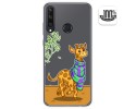 Funda Gel Transparente para Huawei Y6p diseño Jirafa Dibujos