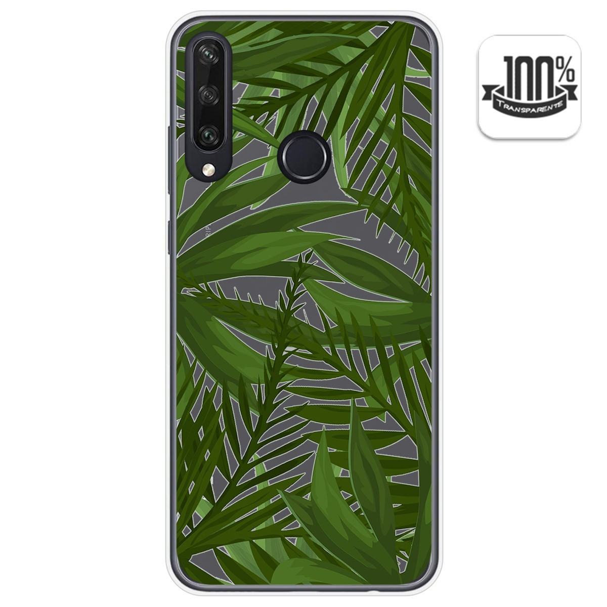Funda Gel Transparente para Huawei Y6p diseño Jungla Dibujos