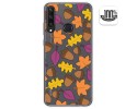 Funda Gel Transparente para Huawei Y6p diseño Otoño Dibujos