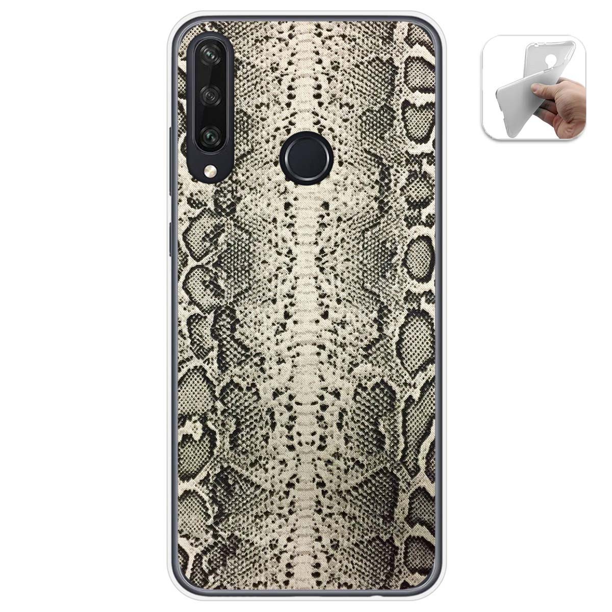 Funda Gel Tpu para Huawei Y6p diseño Animal 01 Dibujos
