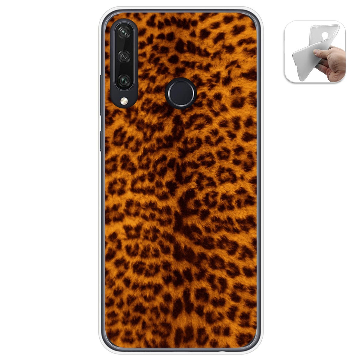 Funda Gel Tpu para Huawei Y6p diseño Animal 03 Dibujos