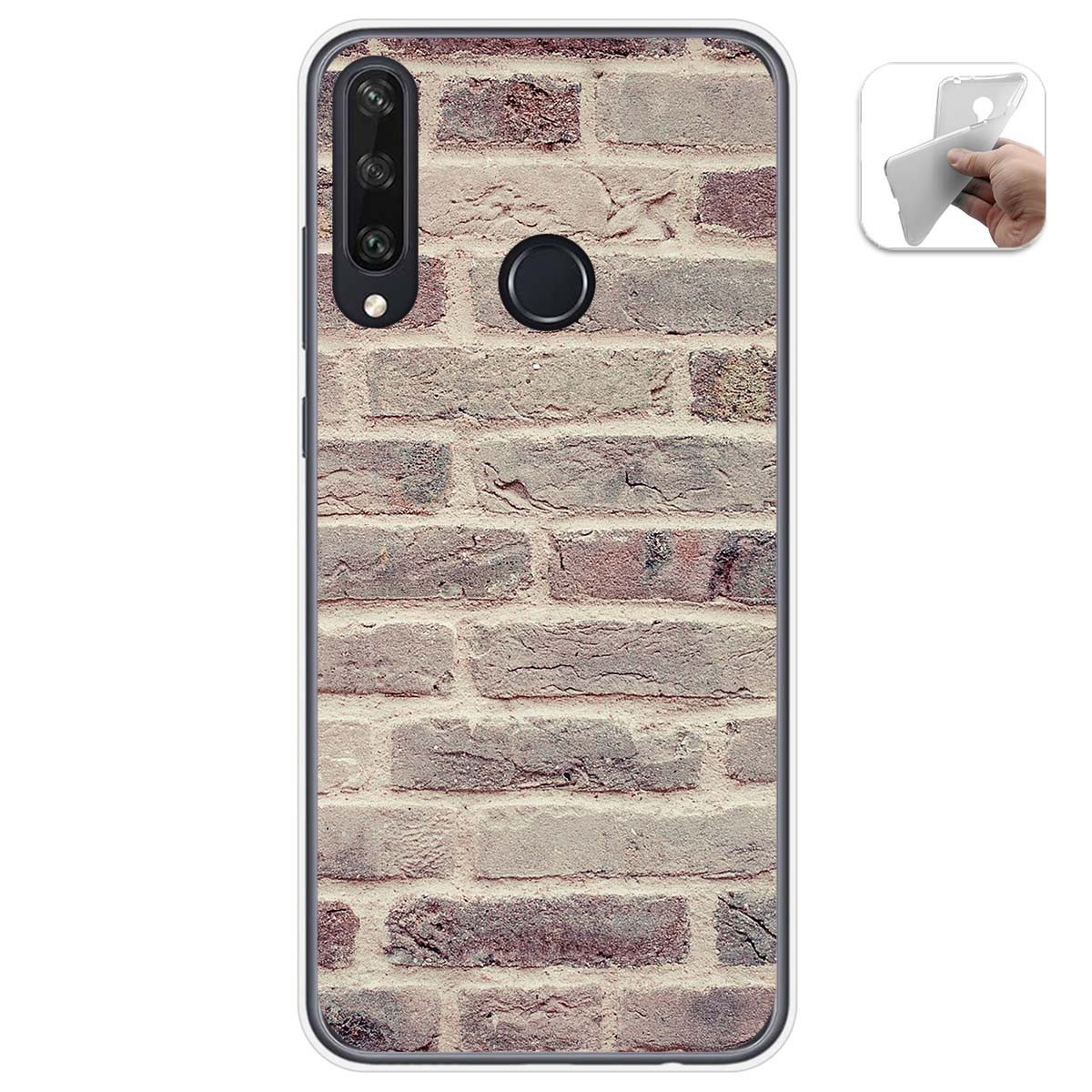 Funda Gel Tpu para Huawei Y6p diseño Ladrillo 01 Dibujos
