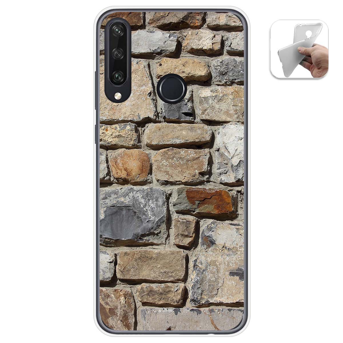 Funda Gel Tpu para Huawei Y6p diseño Ladrillo 03 Dibujos