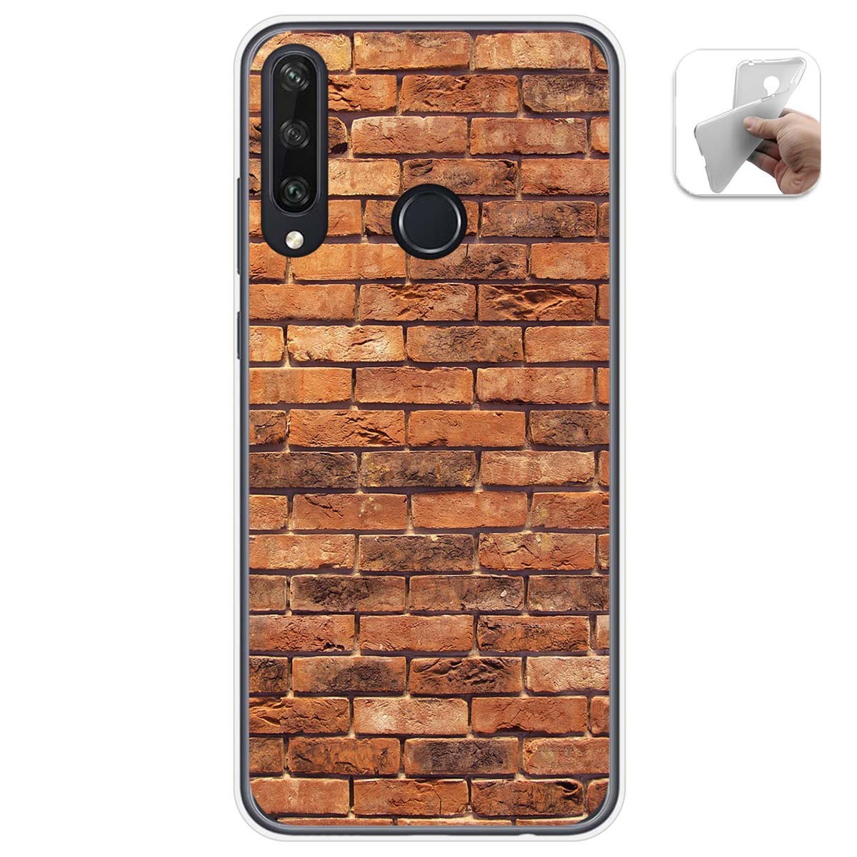 Funda Gel Tpu para Huawei Y6p diseño Ladrillo 04 Dibujos