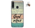 Funda Gel Tpu para Huawei Y6p diseño Madera 01 Dibujos
