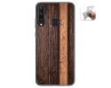 Funda Gel Tpu para Huawei Y6p diseño Madera 05 Dibujos