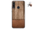 Funda Gel Tpu para Huawei Y6p diseño Madera 09 Dibujos