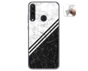 Funda Gel Tpu para Huawei Y6p diseño Mármol 01 Dibujos