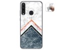 Funda Gel Tpu para Huawei Y6p diseño Mármol 05 Dibujos