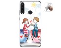 Funda Gel Tpu para Huawei Y6p diseño Café Dibujos