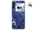 Funda Gel Tpu para Huawei Y6p diseño Circuito Dibujos