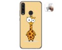 Funda Gel Tpu para Huawei Y6p diseño Jirafa Dibujos