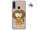 Funda Gel Tpu para Huawei Y6p diseño Leon Dibujos