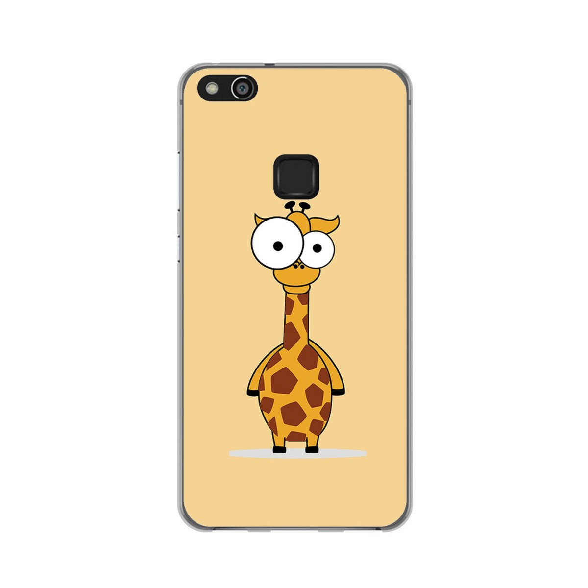 Funda Gel Tpu para Huawei P10 Lite Diseño Jirafa Dibujos