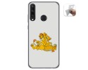 Funda Gel Tpu para Huawei Y6p diseño Leones Dibujos