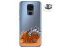 Funda Gel Transparente para Xiaomi Redmi Note 9 diseño Bufalo Dibujos