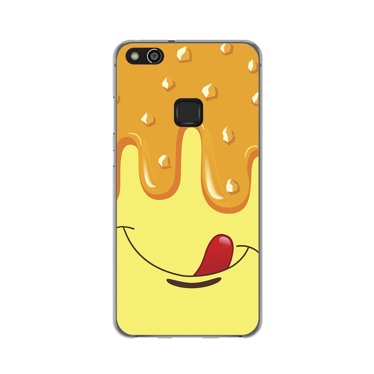 Funda Gel Tpu para Huawei P10 Lite Diseño Helado Vainilla Dibujos