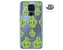 Funda Gel Transparente para Xiaomi Redmi Note 9 diseño Cactus Dibujos