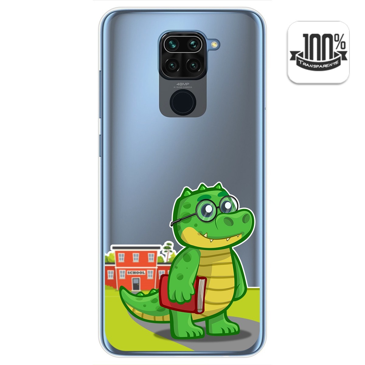 Funda Gel Transparente para Xiaomi Redmi Note 9 diseño Coco Dibujos