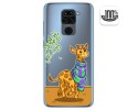 Funda Gel Transparente para Xiaomi Redmi Note 9 diseño Jirafa Dibujos