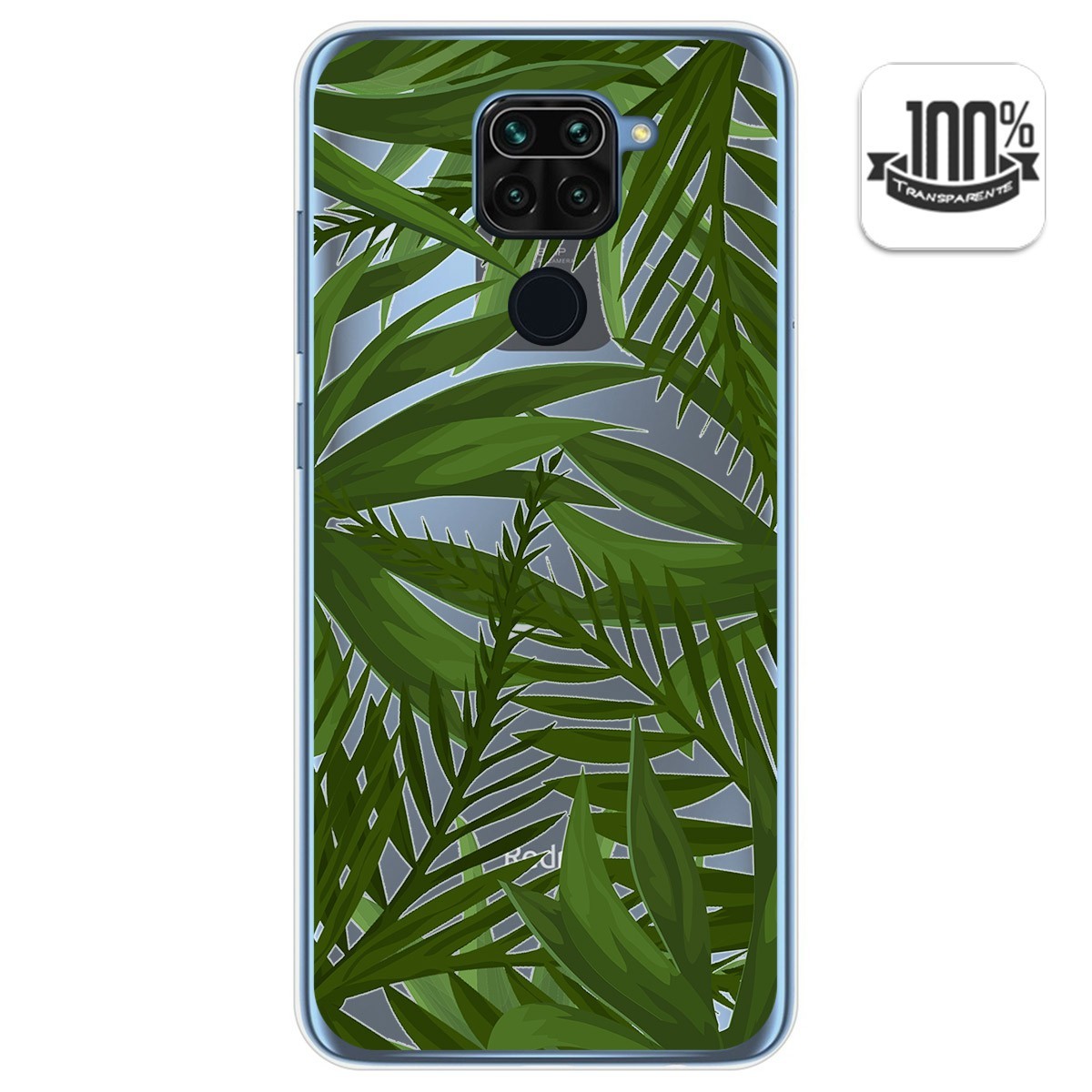 Funda Gel Transparente para Xiaomi Redmi Note 9 diseño Jungla Dibujos