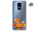 Funda Gel Transparente para Xiaomi Redmi Note 9 diseño Leopardo Dibujos