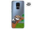 Funda Gel Transparente para Xiaomi Redmi Note 9 diseño Panda Dibujos