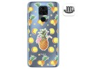 Funda Gel Transparente para Xiaomi Redmi Note 9 diseño Piña Dibujos