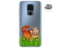 Funda Gel Transparente para Xiaomi Redmi Note 9 diseño Tigre Dibujos