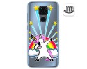Funda Gel Transparente para Xiaomi Redmi Note 9 diseño Unicornio Dibujos