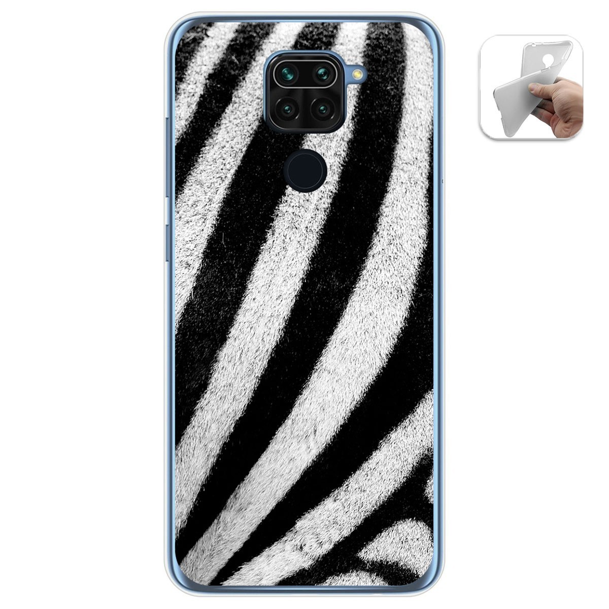 Funda Gel Tpu para Xiaomi Redmi Note 9 diseño Animal 02 Dibujos