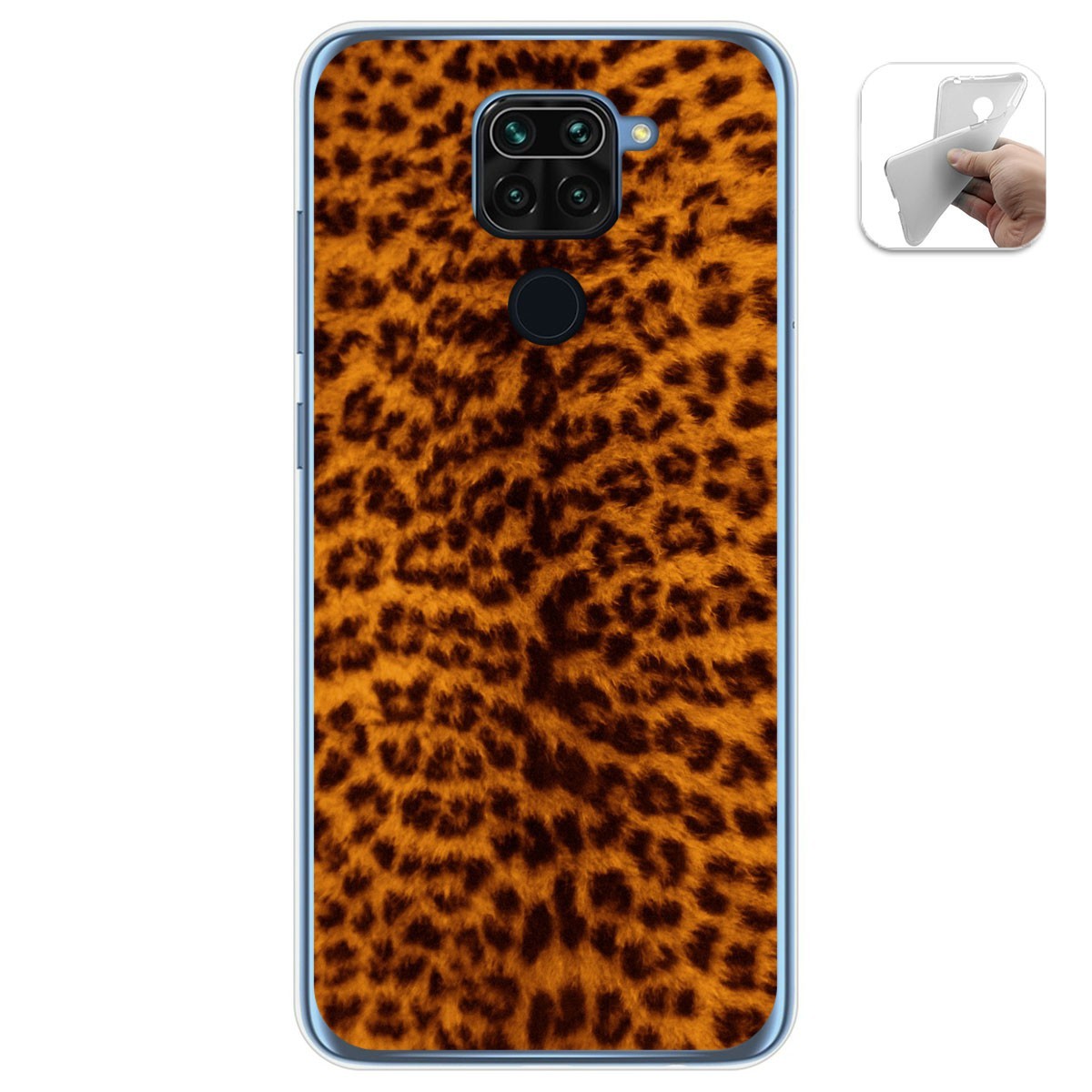 Funda Gel Tpu para Xiaomi Redmi Note 9 diseño Animal 03 Dibujos