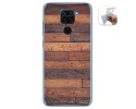 Funda Gel Tpu para Xiaomi Redmi Note 9 diseño Madera 03 Dibujos