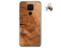 Funda Gel Tpu para Xiaomi Redmi Note 9 diseño Madera 04 Dibujos