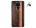 Funda Gel Tpu para Xiaomi Redmi Note 9 diseño Madera 05 Dibujos