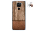 Funda Gel Tpu para Xiaomi Redmi Note 9 diseño Madera 09 Dibujos