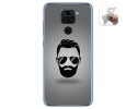 Funda Gel Tpu para Xiaomi Redmi Note 9 diseño Barba Dibujos
