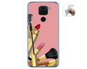 Funda Gel Tpu para Xiaomi Redmi Note 9 diseño Brochas Dibujos