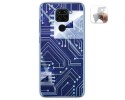 Funda Gel Tpu para Xiaomi Redmi Note 9 diseño Circuito Dibujos