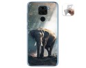 Funda Gel Tpu para Xiaomi Redmi Note 9 diseño Elefante Dibujos