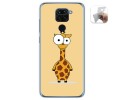 Funda Gel Tpu para Xiaomi Redmi Note 9 diseño Jirafa Dibujos
