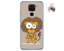 Funda Gel Tpu para Xiaomi Redmi Note 9 diseño Leon Dibujos