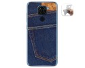 Funda Gel Tpu para Xiaomi Redmi Note 9 diseño Vaquero Dibujos