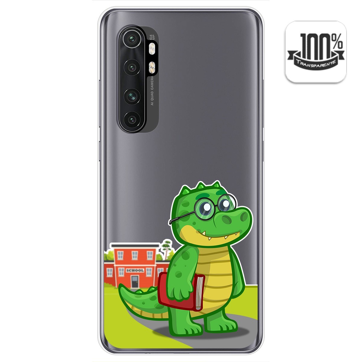 Funda Gel Transparente para Xiaomi Mi Note 10 Lite diseño Coco Dibujos
