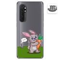 Funda Gel Transparente para Xiaomi Mi Note 10 Lite diseño Conejo Dibujos