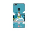Funda Gel Tpu para Huawei P10 Lite Diseño Cohete Dibujos