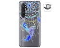 Funda Gel Transparente para Xiaomi Mi Note 10 Lite diseño Plumas Dibujos