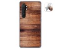 Funda Gel Tpu para Xiaomi Mi Note 10 Lite diseño Madera 02 Dibujos