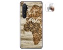 Funda Gel Tpu para Xiaomi Mi Note 10 Lite diseño Madera 07 Dibujos